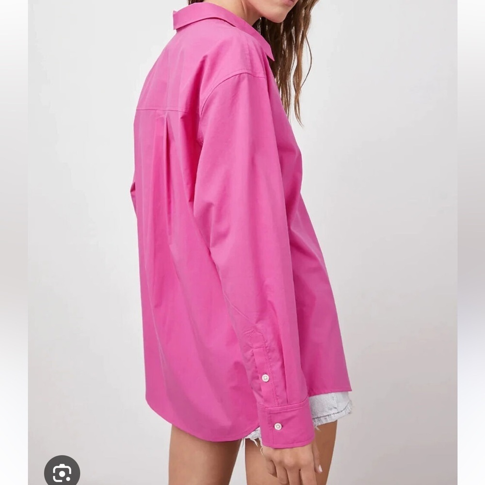 Rails Arlo Button Down Blouse Azalea New with Tag… - image 4